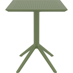 SKY OLIVE GREEN 60Χ60X74εκ. ΤΡΑΠΕΖΙ ΠΤΥΣ/ΝΟ ΠΟΛ/ΝΙΟΥ - ΤΡΑΠΕΖΙΑ ΕΞ. ΧΩΡΟΥ στο Milonadakis.gr