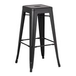 TEXAS ΣΚΑΜΠΟ 76εκ. Χ.ΠΛΑΤΗ ΜΑΥΡΟ ΜΑΤ ΜΕΤΑΛ. 42Χ42Χ76εκ. - ΣΚΑΜΠΩ στο Milonadakis.gr