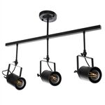 ΦΩΤΙΣΤΙΚΟ ΟΡΟΦΗΣ ΚΡΕΜΑΣΤΟ HM4124 3-ΦΩΤΟ ΜΑΥΡΟΙ ΜΕΤΑΛΛΙΚΟΙ ΠΡΟΒΟΛΕΙΣ 70,5x14x50Υεκ - ΦΩΤΙΣΤΙΚΑ ΟΡΟΦΗΣ στο Milonadakis.gr