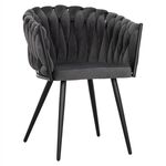 ΠΟΛΥΘΡΟΝΑΚΙ LUANDA ΒΕΛΟΥΔΟ ΓΚΡΙ ΚΑΙ ΜΕΤΑΛΛΙΚΑ ΠΟΔΙΑ HM8741.01 60x54x78 εκ. - ΚΑΡΕΚΛΕΣ - ΠΟΛΥΘΡΟΝΕΣ ΕΣ. στο Milonadakis.gr