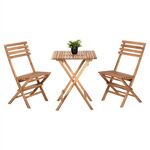 ΣΕΤ 3ΤΜΧ ΕΞΩΤ.ΧΩΡΟΥ ΠΤΥΣΣΟΜΕΝΟ KENDYR HM9907 ΜΑΣΙΦ TEAK ΞΥΛΟ-ΦΥΣΙΚΟ 46x50x88,5Υ - ΣΕΤ ΤΡΑΠΕΖΑΡΙΕΣ στο Milonadakis.gr