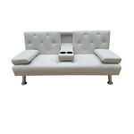 REST WHITE PU ΚΑΝΑΠΕΣ-ΚΡΕΒΑΤΙ 168X88X79εκ. - ΚΑΝΑΠΕΔΕΣ-ΣΑΛΟΝΙΑ στο Milonadakis.gr