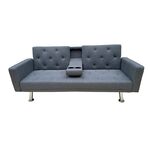 REST/ARMS GREY ΥΦΑΣΜΑ ΚΑΝΑΠΕΣ-ΚΡΕΒΑΤΙ 188X88X79εκ. - ΚΑΝΑΠΕΔΕΣ-ΣΑΛΟΝΙΑ στο Milonadakis.gr