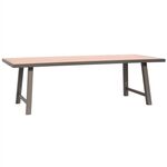 ΤΡΑΠΕΖΙ ΑΛΟΥΜΙΝΙΟΥ GOBAR HM6060.03 ΑΝΘΡΑΚΙ ΜΕ ΕΠΙΦΑΝΕΙΑ ΑΠΟΜΙΜΗΣΗΣ ΞΥΛΟΥ 240Χ105Χ75Υεκ. - ΤΡΑΠΕΖΙΑ ΕΞ. ΧΩΡΟΥ στο Milonadakis.gr