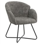 ΠΟΛΥΘΡΟΝΑ HARNIS HM9603.01 ΓΚΡΙ ΜΠΟΥΚΛΕ-ΜΑΥΡΑ ΜΕΤΑΛ.ΠΟΔΙΑ ΧΙΑΣΤΙ 59,5x64x77Υεκ - ΚΑΡΕΚΛΕΣ - ΠΟΛΥΘΡΟΝΕΣ ΕΣ. στο Milonadakis.gr