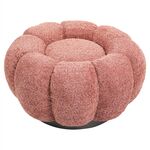 ΣΚΑΜΠΟ ΣΤΡΟΓΓΥΛΟ KRIPP HM9602.02 ΡΟΖ ΜΠΟΥΚΛΕ-ΜΑΥΡΗ ΜΕΤΑΛΛΙΚΗ ΒΑΣΗ Φ60x31Υεκ. - ΠΟΥΦ - ΣΚΑΜΠΟ - ΜΠΑΟΥΛΟ στο Milonadakis.gr