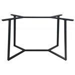 BISTRO ΜΕΣΑΙΟΥ ΥΨΟΥΣ 110X60X93εκ. ΒΑΣΗ ΜΕΤΑΛΛΙΚΗ ΜΕ ΡΕΓ/ΡΟΥΣ ΜΑΥΡΗ - ΒΑΣΕΙΣ ΤΡΑΠΕΖΙΩΝ στο Milonadakis.gr