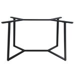 BISTRO 110X60X72εκ. ΜΑΚΡ/ΝΗ ΒΑΣΗ ΜΕΤΑΛΛΙΚΗ ΜΕ ΡΕΓ/ΡΟΥΣ ΜΑΥΡΗ - ΒΑΣΕΙΣ ΤΡΑΠΕΖΙΩΝ στο Milonadakis.gr