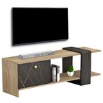 ΕΠΙΠΛΟ ΤΗΛΕΟΡΑΣΗΣ HENRIETTE HM8900.12 ΜΕΛΑΜΙΝΗ ΣΕ SONAMA-ΜΑΥΡΟ ΜΑΡΜΑΡΟ 120x25x37Υεκ. - ΕΠΙΠΛΑ ΤΗΛΕΟΡΑΣΗΣ στο Milonadakis.gr