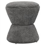 ΣΚΑΜΠΟ ΣΤΡΟΓΓΥΛΟ LINNER HM9604.01 ΜΠΟΥΚΛΕ ΥΦΑΣΜΑ ΓΚΡΙ-ΜΑΥΡΗ ΛΕΠΤΟΜΕΡΕΙΑ Φ38x44Υεκ. - ΠΟΥΦ - ΣΚΑΜΠΟ - ΜΠΑΟΥΛΟ στο Milonadakis.gr