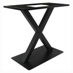 PRIME 70X40X73εκ. ΜΑΚΡ/ΝΗ ΒΑΣΗ ΜΕΤΑΛΛΙΚΗ ΜΑΥΡΗ - ΒΑΣΕΙΣ ΤΡΑΠΕΖΙΩΝ στο Milonadakis.gr