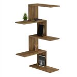 ΕΠΙΤΟΙΧΙΑ ΡΑΦΙΕΡΑ RORY HM8931.12 ΜΕΛΑΜΙΝΗ ΣΕ ΦΥΣΙΚΟ 22x51,5x109Υ εκ. - ΡΑΦΙΑ ΤΟΙΧΟΥ στο Milonadakis.gr