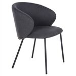 ΚΑΡΕΚΛΑ ISIAH HM9615.01 ΓΚΡΙ ΥΦΑΣΜΑ-ΜΑΥΡΑ ΜΕΤΑΛΛΙΚΑ ΠΟΔΙΑ 56x56x76Υ εκ. - ΚΑΡΕΚΛΕΣ - ΠΟΛΥΘΡΟΝΕΣ ΕΣ. στο Milonadakis.gr