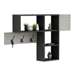 ΚΡΕΜΑΣΤΡΑ ΕΙΣΟΔΟΥ ΜΕ ΡΑΦΙΑ HARLAN HM8973.11 ΜΕΛΑΜΙΝΗ ΣΕ SONAMA-ΓΚΡΙ 99,5x15x61Υεκ. - ΕΠΙΠΛΑ ΕΙΣΟΔΟΥ στο Milonadakis.gr