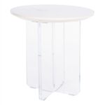 ΤΡΑΠΕΖΙ ΣΑΛΟΝΙΟΥ ACRYLON HM9779.01 HPL ΛΕΥΚΟ ΜΑΡΜΑΡΟ-ΑΚΡΥΛΙΚΟ ΠΟΔΙ Φ40x41Υεκ. - ΤΡΑΠΕΖΑΚΙΑ ΣΑΛΟΝΙΟΥ στο Milonadakis.gr