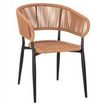 ΠΟΛΥΘΡΟΝΑ ΑΛΟΥΜΙΝΙΟΥ EULO HM5783.13 ΜΑΥΡΗ-ΣΥΝΘΕΤΙΚΟ RATTAN ΜΠΕΖ 55,5x63,5x78Y εκ. - ΚΑΡΕΚΛΕΣ - ΠΟΛΥΘΡΟΝΕΣ στο Milonadakis.gr