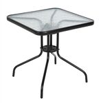 ΤΡΑΠΕΖΙ ΕΞΩΤ.ΧΩΡΟΥ FIGO HM5036.03 ΜΕΤΑΛΛΟ ΜΑΥΡΟ- ΓΥΑΛΙΝΗ ΕΠΙΦΑΝΕΙΑ 70Χ70Χ70Υεκ - ΤΡΑΠΕΖΙΑ ΕΞ. ΧΩΡΟΥ στο Milonadakis.gr