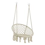 Αιώρα-κούνια κάθισμα Eventful pakoworld σχοινί μπεζ 82x82x133εκ - ΚΟΥΝΙΕΣ - ΦΩΛΙΕΣ στο Milonadakis.gr