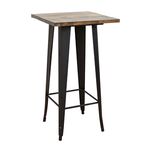 TEXAS ΜΠΑΡ ΜΑΥΡΟ ΜΑΤ ΤΡΑΠ. 60Χ60Χ106εκ.WOOD TOP - ΤΡΑΠΕΖΙΑ ΕΞ. ΧΩΡΟΥ στο Milonadakis.gr