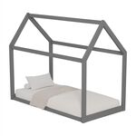 ΚΡΕΒΑΤΙ ΠΑΙΔΙΚΟ PEPE HM677.05 τ.MONTESSORI ΞΥΛΟ ΠΕΥΚΟ ΓΚΡΙ- 190x90εκ - ΠΑΙΔΙΚΟ ΔΩΜΑΤΙΟ στο Milonadakis.gr