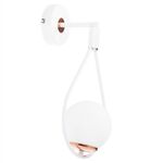 ΦΩΤΙΣΤΙΚΟ ΑΠΛΙΚΑ ΚΡΕΜΑΣΤΗ ΣΤΑΓΟΝΑ ΛΕΥΚΟ ΜΕ ΛΕΥΚΟ ΓΛΟΜΠΟ 22x20x43Yεκ.HM7640.03 - ΑΠΛΙΚΕΣ ΤΟΙΧΟΥ στο Milonadakis.gr