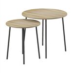 ΤΡΑΠΕΖΙΑ ΣΑΛΟΝΙΟΥ ΣΤΡΟΓΓΥΛΑ 2ΤΜΧ CUPPER HM9878.01 ΜΕΛΑΜΙΝΗ ΣΟΝΑΜΑ-ΜΑΥΡΟ ΜΕΤΑΛΛΟ - ΤΡΑΠΕΖΑΚΙΑ ΣΑΛΟΝΙΟΥ στο Milonadakis.gr