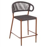 ΣΚΑΜΠΟ ΜΠΑΡ ΜΕΣ.ΥΨΟΥΣ EULO HM6087.01 ΑΛΟΥΜΙΝΙΟ ΚΑΡΥΔΙ-ΣΥΝΘ.RATTAN ΓΚΡΙ 60x60x99Υεκ. - ΣΚΑΜΠΩ στο Milonadakis.gr