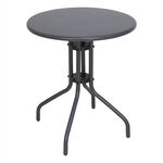 ΤΡΑΠΕΖΙ ΕΞ.ΧΩΡΟΥ ΣΤΡΟΓΓΥΛΟ LINO HM5973.01 ΜΕΤΑΛΛΙΚΟ ΓΚΡΙ Φ60x70Υεκ. - ΤΡΑΠΕΖΙΑ ΕΞ. ΧΩΡΟΥ στο Milonadakis.gr