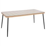 ΤΡΑΠΕΖΙ ΟΡΘΟΓΩΝΙΟ ALLEGRA HM5538.11 ΜΕΤΑΛ.ΜΑΥΡΟ-P.E. RATTAN ΦΥΣΙΚΟ 159,5x89,5x72Υεκ. - ΤΡΑΠΕΖΙΑ ΕΞ. ΧΩΡΟΥ στο Milonadakis.gr