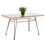 ΤΡΑΠΕΖΙ ΕΞ.ΧΩΡΟΥ ΧΑΜΗΛΟ ALLEGRA HM6076 ΜΑΥΡΟ ΜΕΤΑΛΛΟ-ΜΠΕΖ WICKER 95X55X51.5Yεκ. - ΤΡΑΠΕΖΙΑ ΕΞ. ΧΩΡΟΥ στο Milonadakis.gr