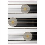 ΧΑΛΙ ΣΑΛΟΝΙΟΥ ΜΕ ΚΡΟΣΙΑ JOSIANE ΛΕΥΚΟ-ΜΑΥΡΟ-ΧΡΥΣΟ 80Χ150 εκ.HM7676.24 - ΣΠΙΤΙΟΥ στο Milonadakis.gr