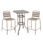 ΣΕΤ 3ΤΜΧ ΕΞΩΤΕΡΙΚΟΥ ΧΩΡΟΥ LAURA HM21054.04 ΣΑΜΠΑΝΙ ΜΕΤΑΛΛΟ & ΑΛΟΥΜΙΝΙΟ - ΣΕΤ ΤΡΑΠΕΖΑΡΙΕΣ στο Milonadakis.gr