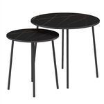 ΤΡΑΠΕΖΙΑ ΣΑΛΟΝΙΟΥ 2ΤΜΧ CUPPER HM9878.13 ΜΕΛΑΜΙΝΗ ΜΑΥΡΟ ΜΑΡΜΑΡΟ-ΜΑΥΡΟ ΜΕΤΑΛΛΟ - ΤΡΑΠΕΖΑΚΙΑ ΣΑΛΟΝΙΟΥ στο Milonadakis.gr