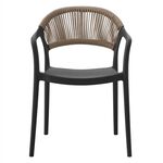 ΠΟΛΥΘΡΟΝΑ ΠΟΛΥΠΡΟΠΥΛΕΝΙΟΥ EVA HM6155.02 ΜΑΥΡΗ ΜΕ ΜΠΕΖ ΣΧΟΙΝΙ 56,5x53x80Υεκ. - ΚΑΡΕΚΛΕΣ - ΠΟΛΥΘΡΟΝΕΣ στο Milonadakis.gr