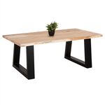 ΤΡΑΠΕΖΙ ΣΑΛΟΝΙΟΥ SOFIA SLIM HM8502.21 ΞΥΛΟ ΑΚΑΚΙΑΣ ΣΕ ΑΝΟΙΧΤΟ ΦΥΣΙΚΟ 115x65x45Υεκ. - ΤΡΑΠΕΖΑΚΙΑ ΣΑΛΟΝΙΟΥ στο Milonadakis.gr