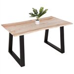 ΤΡΑΠΕΖΙ ΤΡΑΠΕΖΑΡΙΑΣ MONTANA SLIM HM8163.21 ΞΥΛΟ ΑΚΑΚΙΑΣ ΣΕ ΑΝΟΙΧΤΟ ΦΥΣΙΚΟ 140x80x77Υεκ - ΤΡΑΠΕΖΙΑ ΚΟΥΖΙΝΑΣ στο Milonadakis.gr