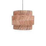 Φωτιστικό οροφής Zeniole Inart abaca σε φυσικό χρώμα Φ60x50εκ - ΦΩΤΙΣΤΙΚΑ ΟΡΟΦΗΣ στο Milonadakis.gr