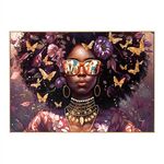 ΠΙΝΑΚΑΣ TOIXOY HM4569 ΜΕ ΚΟΡΝΙΖΑ ΜΠΕΖ-ΚΑΜΒΑΣ ΕΚΤΥΠΩΣΗ ΓΥΝΑΙΚΕΙΟ ΠΡΟΣΩΠΟ 122x4,5x82Υεκ. - ΠΙΝΑΚΕΣ στο Milonadakis.gr