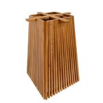 Βάση τραπεζιού μπαρ Darius pakoworld mindi ξύλο σε φυσική απόχρωση 60x60x90εκ - ΒΑΣΕΙΣ ΤΡΑΠΕΖΙΩΝ στο Milonadakis.gr