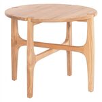 ΒΟΗΘΗΤΙΚΟ ΤΡΑΠΕΖΑΚΙ ΣΤΡΟΓΓΥΛΟ KATAL HM9932 ΞΥΛΟ SUNGKAI ΦΥΣΙΚΟ Φ59,5x50,5Υεκ. - ΒΟΗΘΗΤΙΚΑ ΤΡΑΠΕΖΑΚΙΑ στο Milonadakis.gr