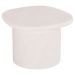 ΤΡΑΠΕΖΙ ΣΑΛΟΝΙΟΥ ΟΒΑΛ ΣΕΙΡΑ SANTORINI HM18054 MDF ΣΕ ΥΠΟΛΕΥΚΟ ΧΡΩΜΑ 54x54,5x40Υεκ - ΤΡΑΠΕΖΑΚΙΑ ΣΑΛΟΝΙΟΥ στο Milonadakis.gr