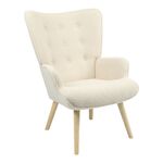 Πολυθρόνα Fluffy pakoworld μπουκλέ κρεμ-φυσικό 75x69x96εκ - ΚΑΡΕΚΛΕΣ - ΠΟΛΥΘΡΟΝΕΣ ΕΣ. στο Milonadakis.gr