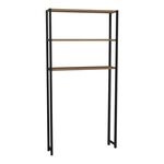 Έπιπλο πλυντηρίου Bothy pakoworld oak-μαύρο μελαμίνης 70x21x150εκ - ΟΡΓΑΝΩΣΗ ΣΠΙΤΙΟΥ στο Milonadakis.gr