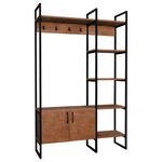 Έπιπλο εισόδου Thoj pakoworld oak μελαμίνης 120x34x180εκ - ΕΠΙΠΛΑ ΕΙΣΟΔΟΥ στο Milonadakis.gr