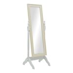 Καθρέπτης Malone Inart mdf σε λευκή αντικέ απόχρωση 55x50x160εκ - ΚΑΘΡΕΠΤΕΣ στο Milonadakis.gr