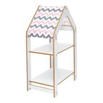 Ραφιέρα Montessori Zoilen pakoworld λευκό-ροζ mdf 50x30x80εκ - ΟΡΓΑΝΩΣΗ ΣΠΙΤΙΟΥ στο Milonadakis.gr