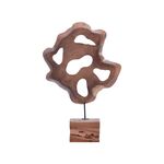 Επιτραπέζιο διακοσμητικό Strab Inart φυσικό ξύλο teak-μέταλλο 55x10x80εκ - ΑΝΤΙΚΕΙΜΕΝΑ στο Milonadakis.gr