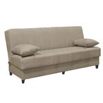 Καναπές-κρεβάτι με αποθηκευτικό χώρο τριθέσιος Romina pakoworld κρεμ ύφασμα 190x85x90εκ - ΚΑΝΑΠΕΔΕΣ-ΣΑΛΟΝΙΑ στο Milonadakis.gr