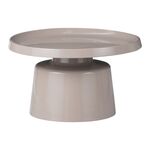 Βοηθητικό τραπέζι Ginoze Inart cappuccino μέταλλο Φ70x40εκ - ΒΟΗΘΗΤΙΚΑ ΤΡΑΠΕΖΑΚΙΑ στο Milonadakis.gr