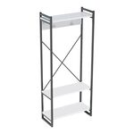 Έπιπλο εισόδου με κρεμάστρα Baker pakoworld μαύρο μέταλλο και μελαμίνη σε λευκή απόχρωση 90x34x180εκ - ΕΠΙΠΛΑ ΕΙΣΟΔΟΥ στο Milonadakis.gr